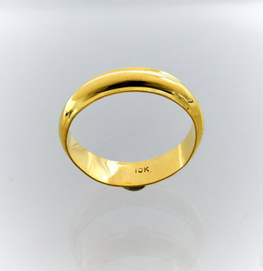 Anillo de Compromiso de Hombre de Oro10k, Anillo Banda Tradicional